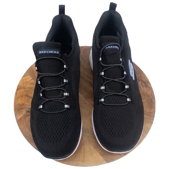 Skechers Summits Machine Washable Women's Sneakers Black 8.5 - Picture 3 of 7